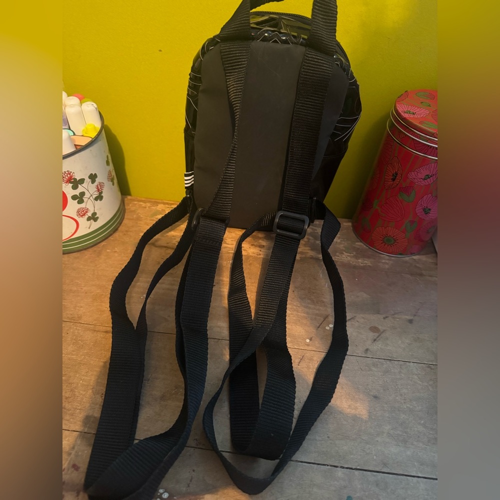Adidas Black Geometric Backpack - Picture 7 of 8